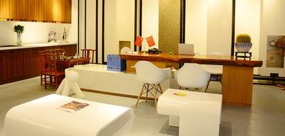 人造石异形餐台