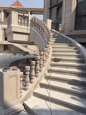 天然大理石拦杆和外墙干挂