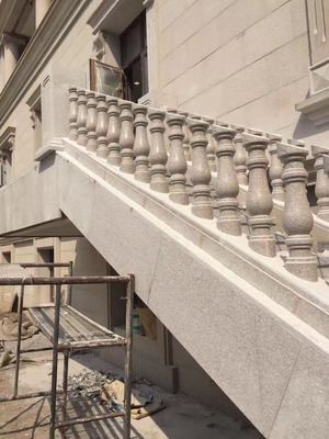 天然大理石拦杆和外墙干挂